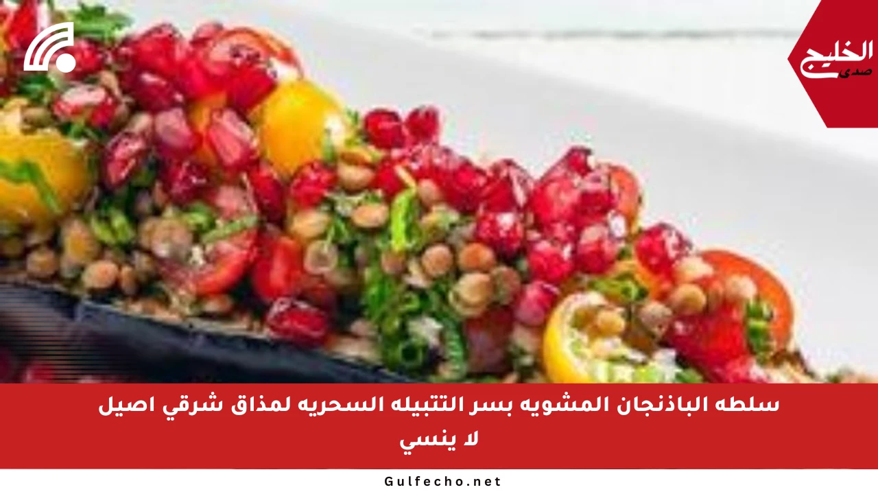 سلطة الباذنجان المشوية بسر التتبيلة السحرية لمذاق شرقي أصيل لا ينسى